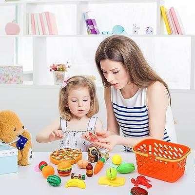 1set Children's Toy Fruits And Vegetable Cutting Set - Kitchen Play Set  With Play Foods, Boys & Girls