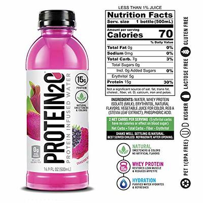 Protein2o 20g Protein + Electrolytes Drink 16.9 fl oz, 12-Pack, Variety Pack