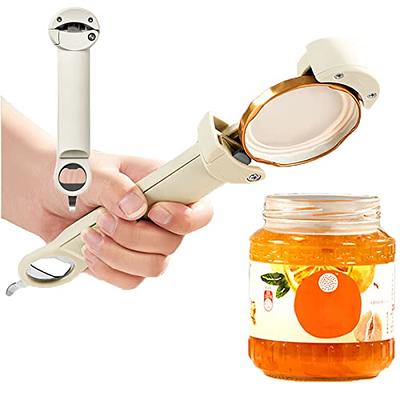 BELLA Electric Can Opener and Knife Sharpener, Multifunctional Jar and  Bottle Opener with Removable Cutting Lever and Cord Storage, Stainless  Steel