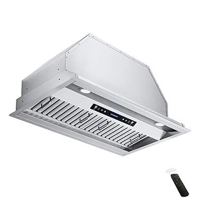 IKTCH 30-in 900-CFM Ducted Stainless Steel Wall-Mounted Range Hood | IKP01-30