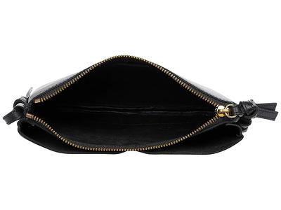 Madewell The Zip Wallet in Leather Wallet Handbags True Black : One Size