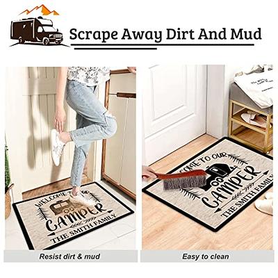 Personalized Camping Doormat Custom RV Door Mat Coir Welcome Mat