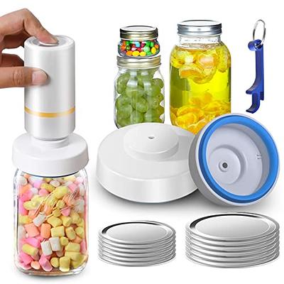 Jar Sealer Kits For Food Saver Vacuum Sealer, Upgrade Canning Sealer Set  With Hoses For Mason Jars With Regular And Wide Mouth, Additional  Connectors Compatible With All Food Saver Sealers, Kitchen Accessories 