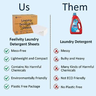  Zimwin Laundry Detergent Sheets, 200 Loads Lavender Laundry  Soap Strips - No Plastic Jug Travel Portable Liquidless Washing Supplies  Eco-Friendly Hypoallergenic - 200 Sheets : Health & Household