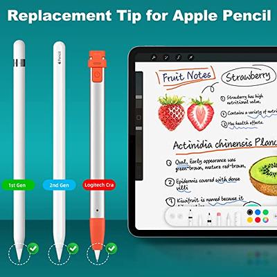 Upgraded 6 Pack Pencil Tips Replacement for Apple Pencil 1st/2nd Generation,  iPad Pencil Tips Wear-Resistant Pen Needle Stylus Tip, Fine Point Precise  Control Pen Nibs for iPad Pro/Air/Mini -White - Yahoo Shopping