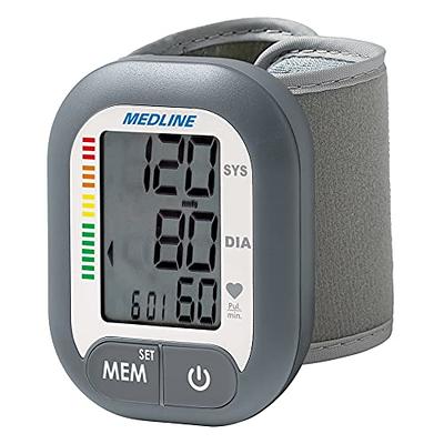 SmartHeart Blood Pressure Monitor, D-Ring Wrist Cuff, Advanced Inflation  Technology, Rechargeable