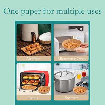 Air Fryer Paper Liners Disposable: 100pcs Oil Proof Parchment