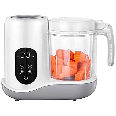 Baby Food Maker, Baby Food Processor, All-in-One Puree Blender Steamer  Grinder Baby Food Mills Machine, Auto Cooking & Grinding, LCD Display, BPA  Free 