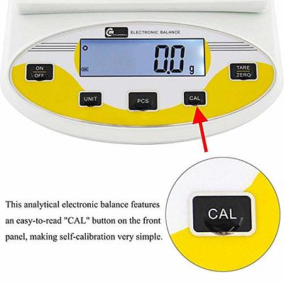 Scale Electronic 5 kg Max - 0.1 G Precision Digital Scale Laboratory Kitchen Scientific