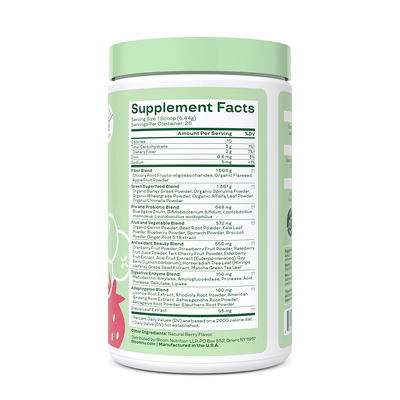 Bloom Nutrition Greens And Superfoods Powder - Mango : Target