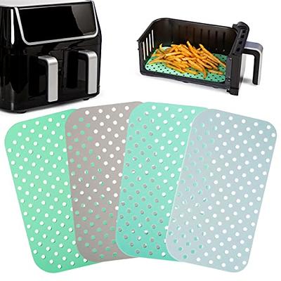 4PCS Air Fryer Silicone Liners,LYHOLKEER Dual Air Fryer Silicone Pot for 8  QT,Heat Resistant Rectangular Silicone Air Fryer Basket,Air Fryer Liners  Reusable for Air Fryer Accessories - Yahoo Shopping