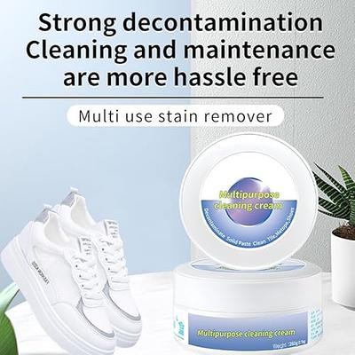 2023 New Multi-Functional Cleaning And Stain Removal Cream, Multipurpose  Cleaning Cream, White Shoe Cleaning Cream with Sponge, White Shoe Cleaner,  No