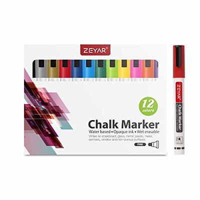 Sharpie Wet Erase Chalk Markers - Chalk-based Ink - Opaque