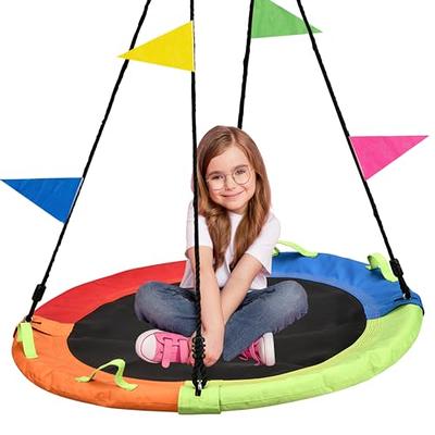 Smartsome Web Tree Swing Set - 40 Inch - Tire Swing - Hours Of Outdoor Fun  for Multiple Kids