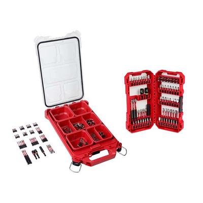 Milwaukee Shockwave Impact Duty Alloy Steel Drill and Screw Driver Bit Set  (100-Piece) 