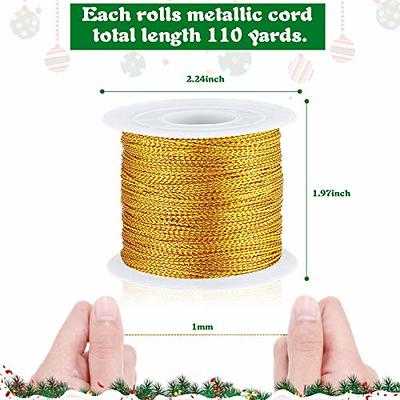 1mm Gold Rope Thread, Red Rope Diy, Ribbon Rope Tag, Gold Rope Cord