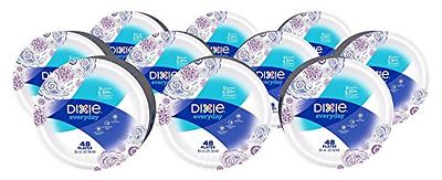 Dixie Ultra Deep Dish Paper Plates 9 9/16 inch Dinner Size Printed 40 Count