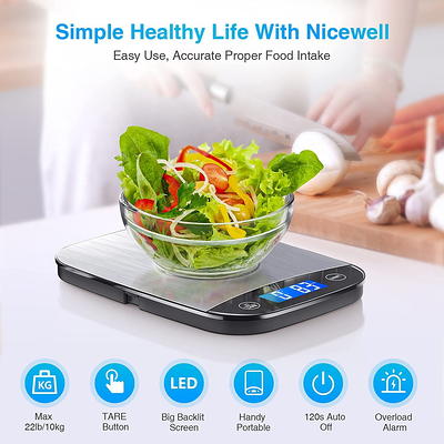 Household Multi-Function Kitchen Scale 22lb/10kg 0.1g Precision