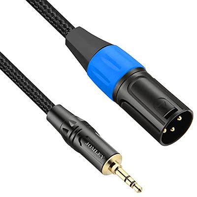 JOMLEY 3.5mm to XLR Cable, XLR to 3.5mm Unbalanced Aux Micphone