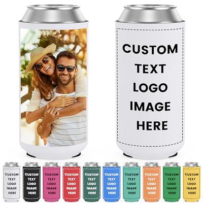 Custom Beer Can Cooler Sleeves Bulk Personalized Insulated