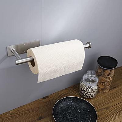 1pcs Paper Towel Holder Under Cabinet with Damping for Kitchen