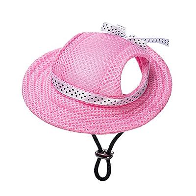  Sebaoyu Dog Hat for Small Medium Dogs, Dog Sunglasses Summer  Fall Baseball Cap Pet Puppy Visor Hats Sunbonnet Outfit with Ear Holes  Doggy Cat Goggles Breed (Small) : Pet Supplies