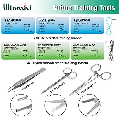 Ultrassist Suture Practice Kit for Medical and Vet Students, Startup Suture  Kit Including Silicone Pad with Durable Mesh, Suturing Tools, for Suture  Curriculum Practice (Education Use Only) - Yahoo Shopping