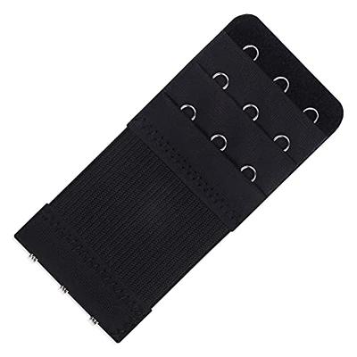 Yolev 3 Pieces Women's Bra Extenders Stretchy Bra Extension Strap 3 Hooks 3  Rows Elastic Bra Band Hook Strap Extensions for Women Lady (Black) - Yahoo  Shopping