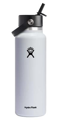 Hydro Flask Kids' Wide Mouth Bottle with Straw Lid & Boot - Wisteria - 20 oz