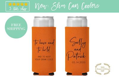 Tall Slim Can Koozie - Placid Blue