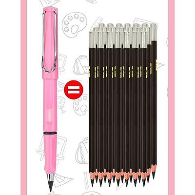 Infinity Writing Pencil No Sharpen Needed Comfortable Grip Writing Pink