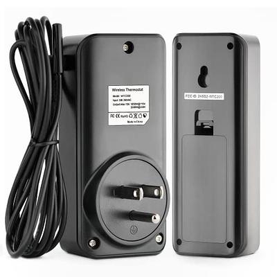 DIGITEN Plug in Thermostat Wireless Thermostat Outlet Greenhouse