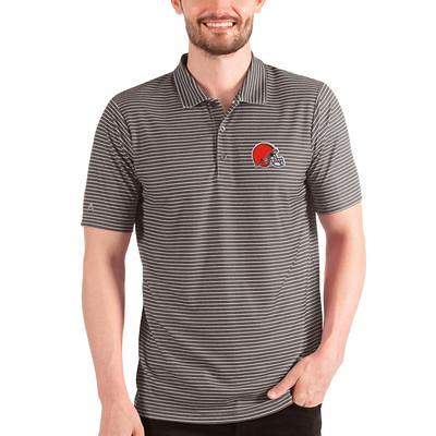 Pittsburgh Steelers Antigua Affluent Polo - Heathered Gray