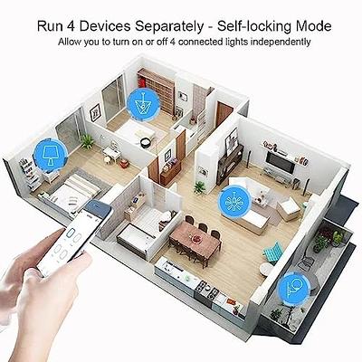 Matter Wifi Smart Switch 16A Smart Home Relay Module Supports Tuya Smart  Life 