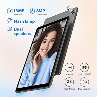 Blackview Tablet Tab8, 10.1 inch Android Tablets with 4GB+64GB Octa Core  Processor,1920x1200 IPS FHD Display, 13MP+5MP Dual Camera, GPS, FM, 5G WiFi
