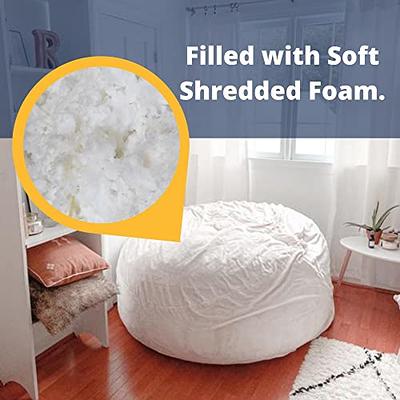 Shredded Memory Foam Fill for Bean Bags, Foam Sacks, Pillows