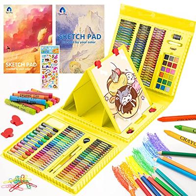 Caliart Art Supplies, 238 Pack Deluxe Art Set Painting Coloring with  Trifold Easel, Halloween Craft Drawing Kits, Art Case for Artists Beginners  Kids
