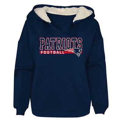 Men's New Era Navy New England Patriots Local Pack Pullover Hoodie