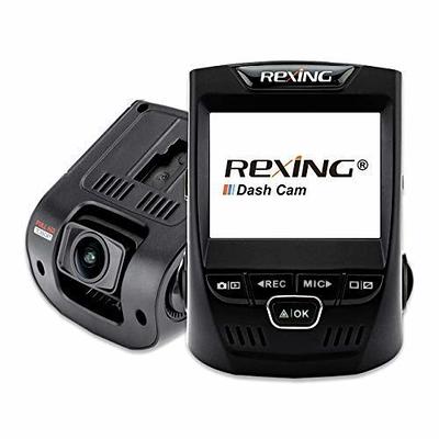 onn. 1080p HD Black Car Dash Cam, 2.4 LCD Screen, 110 Degree Vision Angle,  Play Video Recordings, 0.5 lb. 