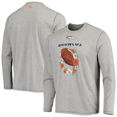 Football Denver Broncos Burnout Raglan Top T Shirt