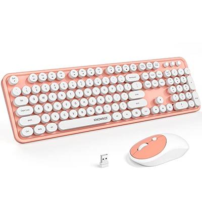 Arcwares Wireless Keyboard and Mouse Combo, Sweet Green Cute Keyboard, 2.4G  USB Ergonomic Full-Sized Mute Keyboard for Computer, Laptop, PC Desktops,  Mac - Yahoo Shopping