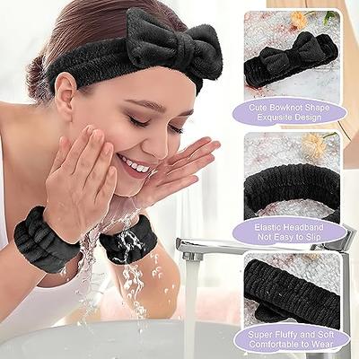 Spa Fluffy Fleece Elastic Multi Color Skin Care HeadBand