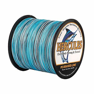 HERCULES No Fade Fishing Line Blue 8 Strands 10LB-120LB PE Braided