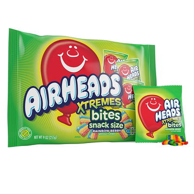 Airheads Bites Chewy Candy, Fruit - 9 oz bag