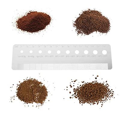 MagiDeal Coffee Ground Measuring Ruler Coffee Ground Comparison