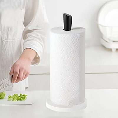 Paper Towel Holder,Free-Standing Kitchen roll Holder for Kitchen Bathroom -  Yahoo Shopping