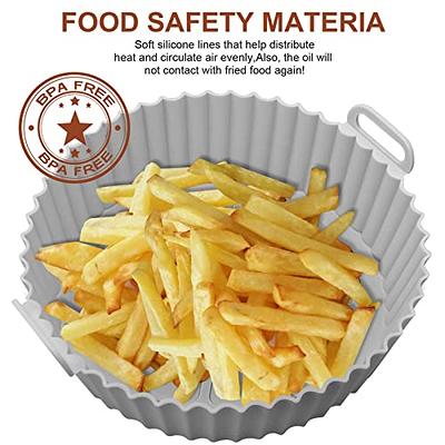 Air Fryer Silicone Pot Replacement of Parchment Paper Liners Square  Circular Air fryers Oven Accessories 