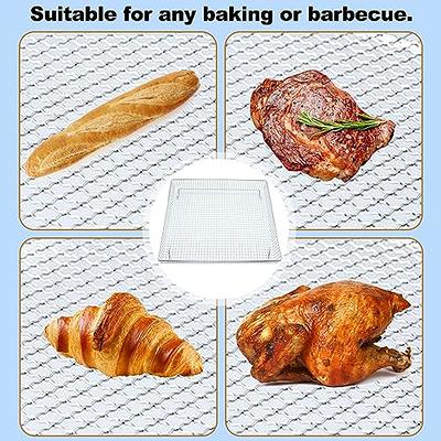 Air Fryer Basket for Oven: HOMURY Non-Stick Mesh Oven Air Fryer Basket with  Tray Air