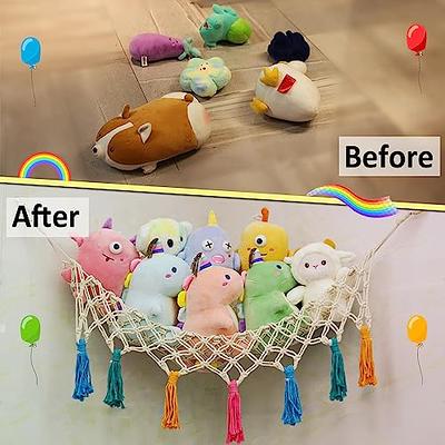 Stuffed Animal Hammock Toy Net Plush Toy Hanging Organizer With