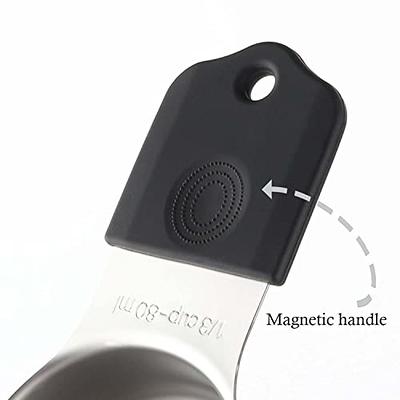 Magnetic Measuring Cups Set Stainless Steel Heavy Duty Metal